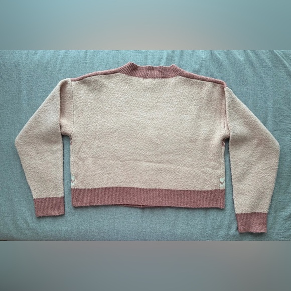 debut western print Blush and Dusty Rose, button down cardigan. - Picture 5 of 7